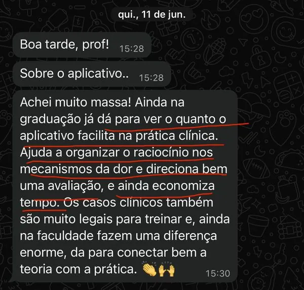 Depoimento sobre o DorMap