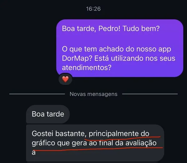 Depoimento sobre o DorMap