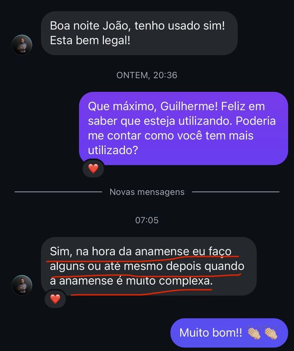 Depoimento sobre o DorMap